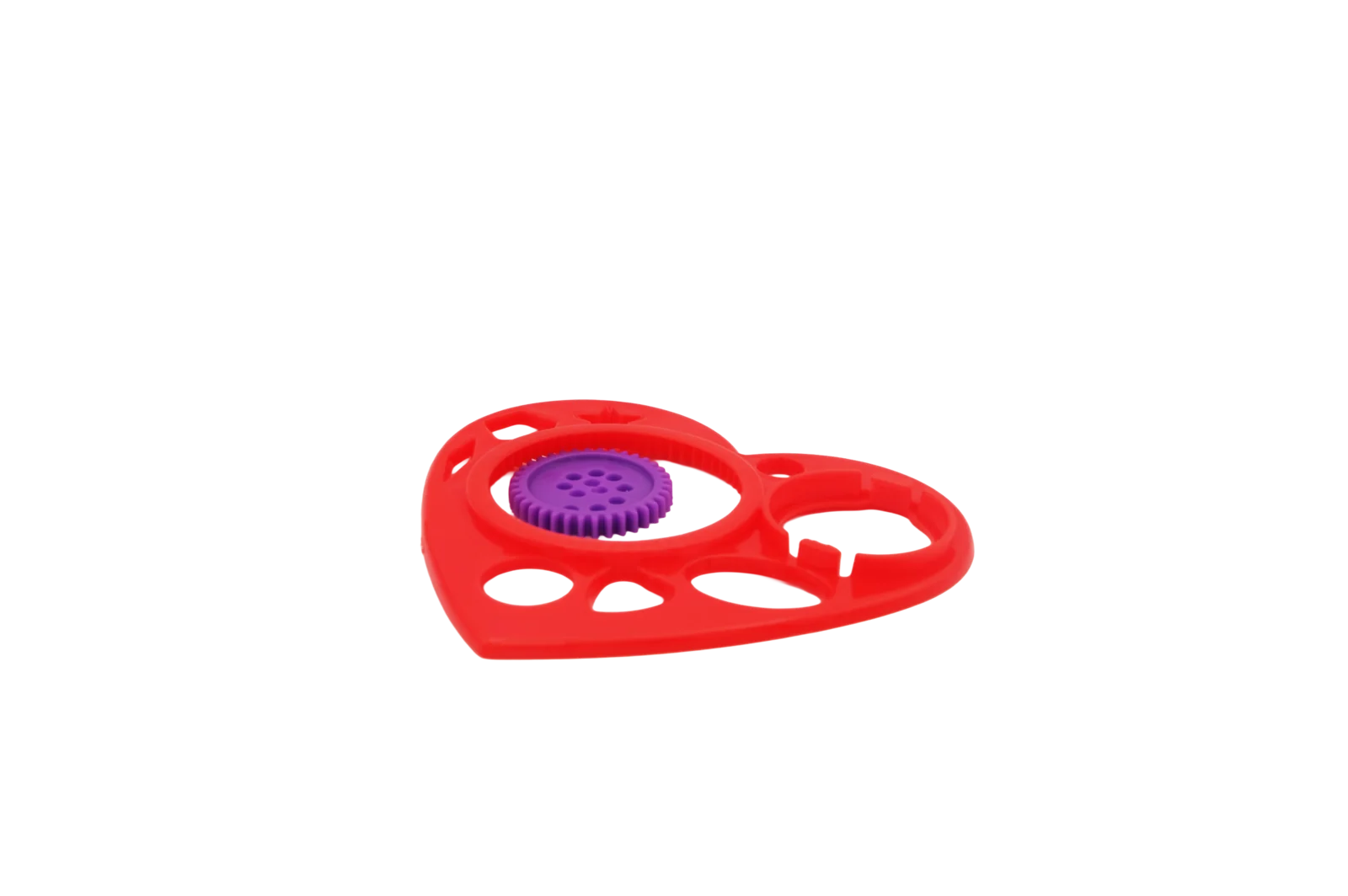 Chicken King Smile Box zrcátko srdce hračka 10 ks 8×7 cm