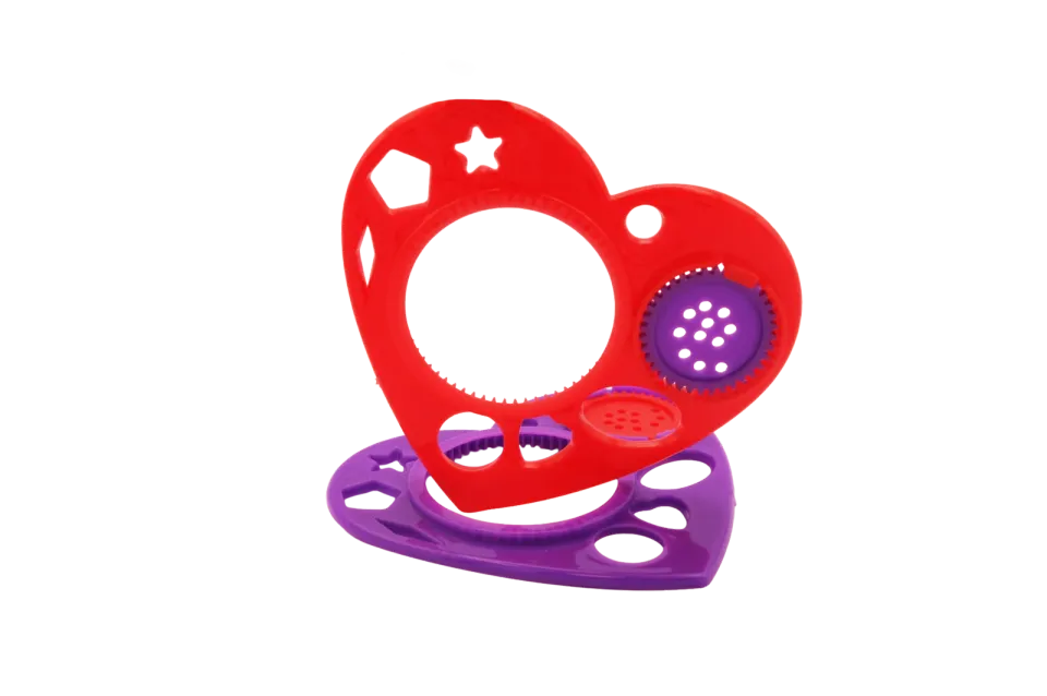 Chicken King Smile Box zrcátko srdce hračka 10 ks 8×7 cm