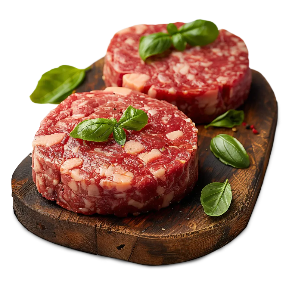 CHICKEN KING hovězí burger mražený 1 kg 99 % masa