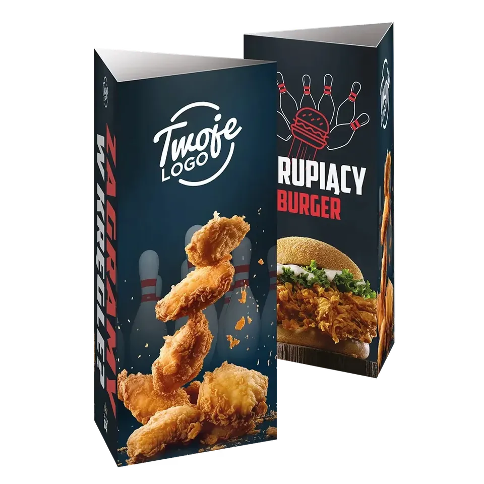 CHICKEN KING Stojánek kartonový na stůl sada 10 ks