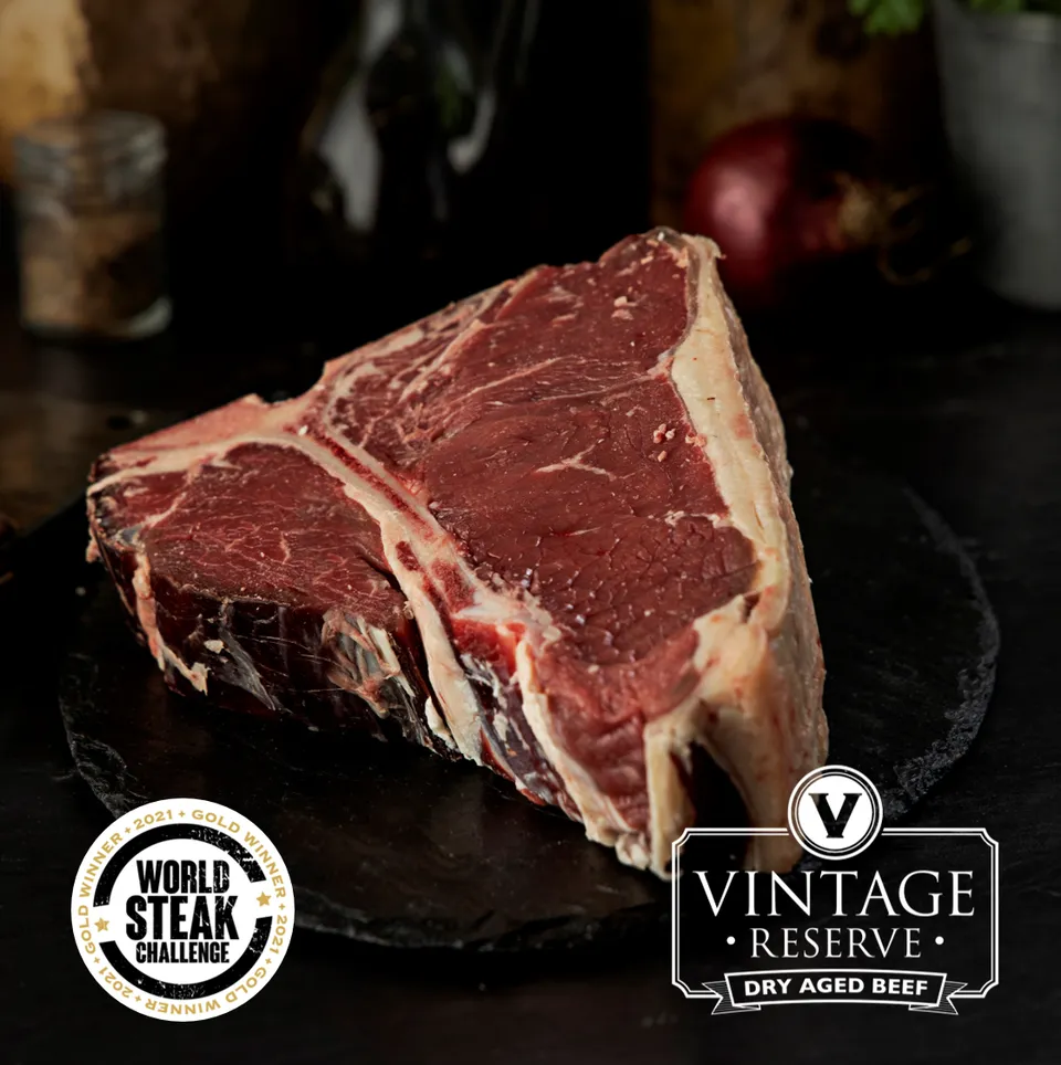 Premium Butcher T-Bone steak 16oz suché zrání s kostí