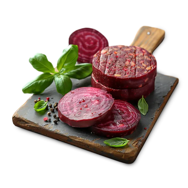 CHICKEN KING Vege burger z červené řepy 1 kg mražený