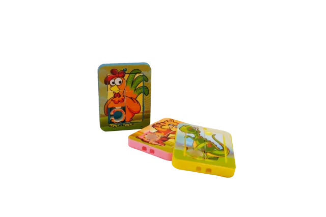 CHICKEN KING skládačka posuvná mini puzzle 10 ks