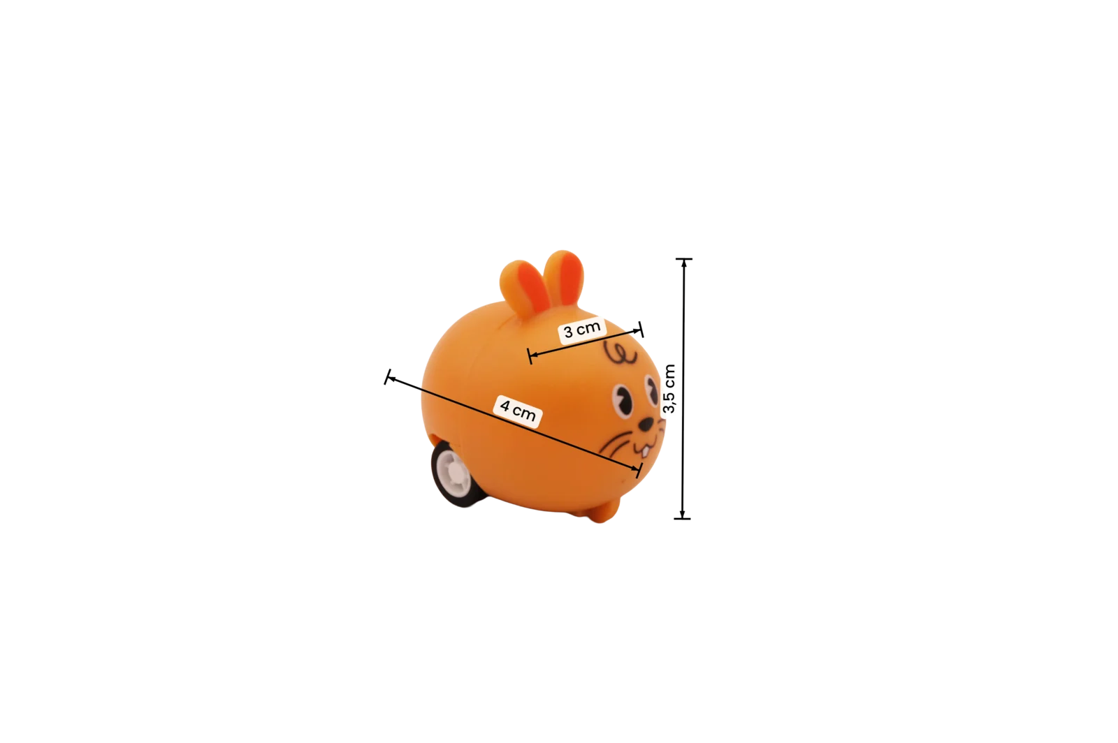 CHICKEN KING autíčko králíček hračka 10 ks pro děti