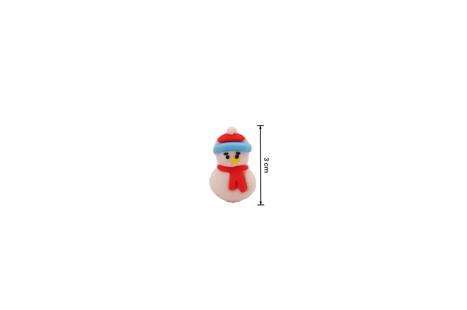 CHICKEN KING figurka vánoční topper 10 ks silikon 3 cm