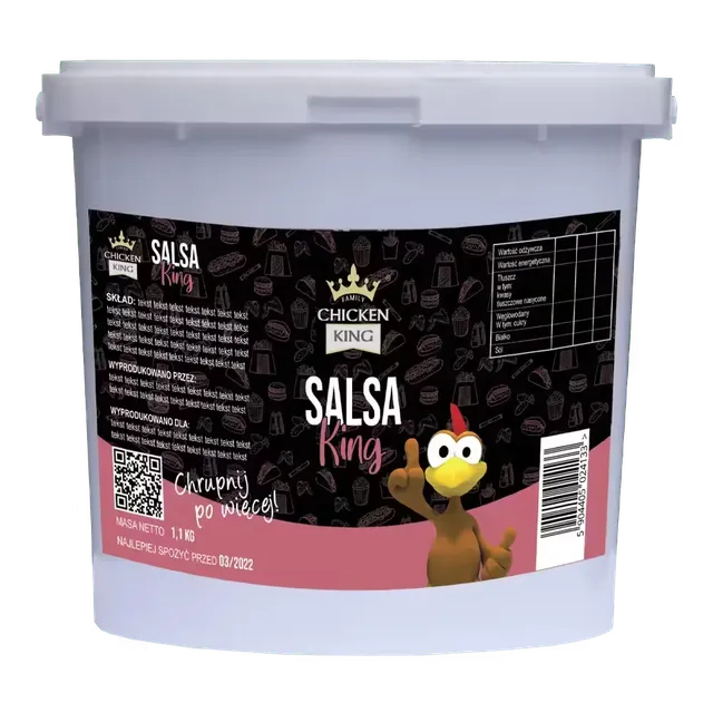 SALSA KING salsa omáčka 5 kg kbelík pikantní