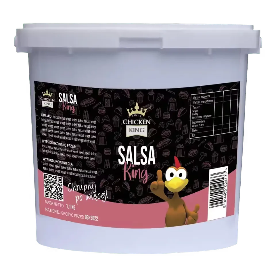 SALSA KING salsa omáčka 5 kg kbelík pikantní