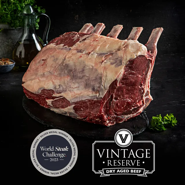 Premium Butcher French Dressed Rib 5 Bone stařený
