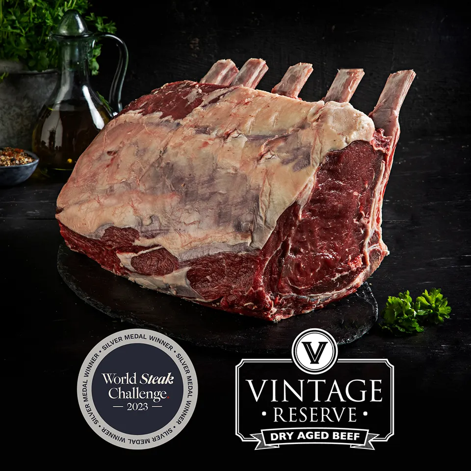 Premium Butcher French Dressed Rib 5 Bone stařený