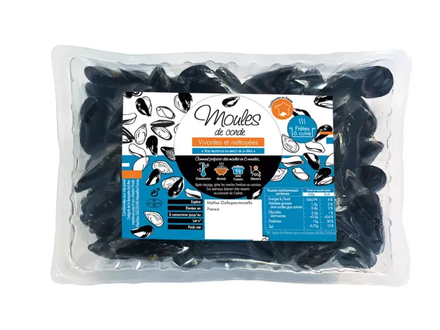 Tarbouriech Moules de France slávky čerstvé Sète