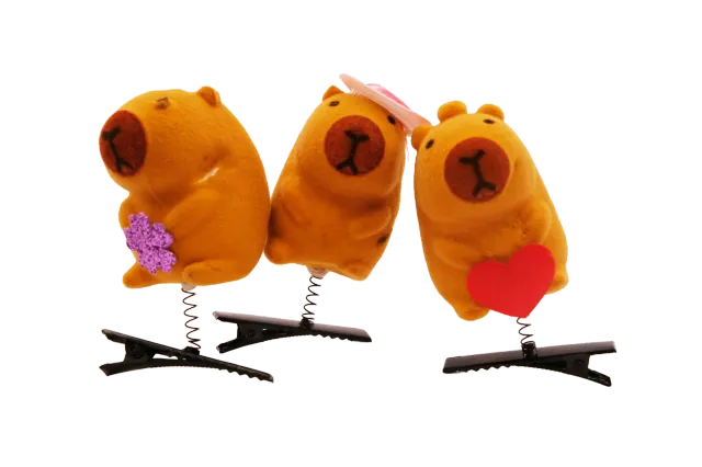 Chicken King kapybara sponka do vlasů 10 ks pružinka