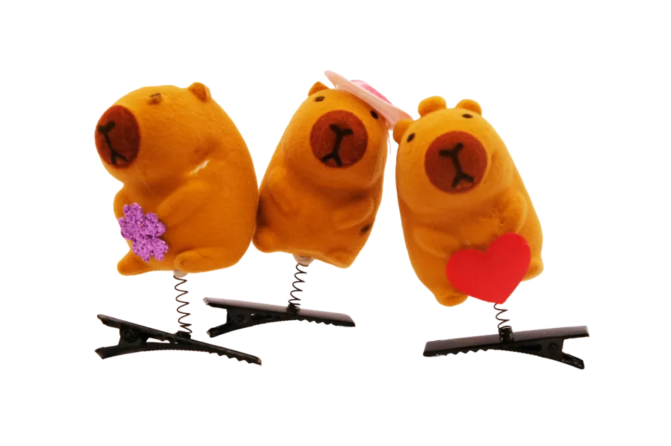Chicken King kapybara sponka do vlasů 10 ks pružinka