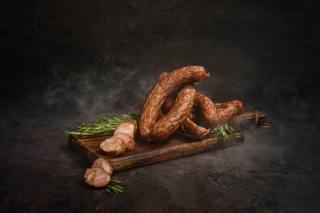Maso do domu To pravé uzené domácí klobásy uzené na gril